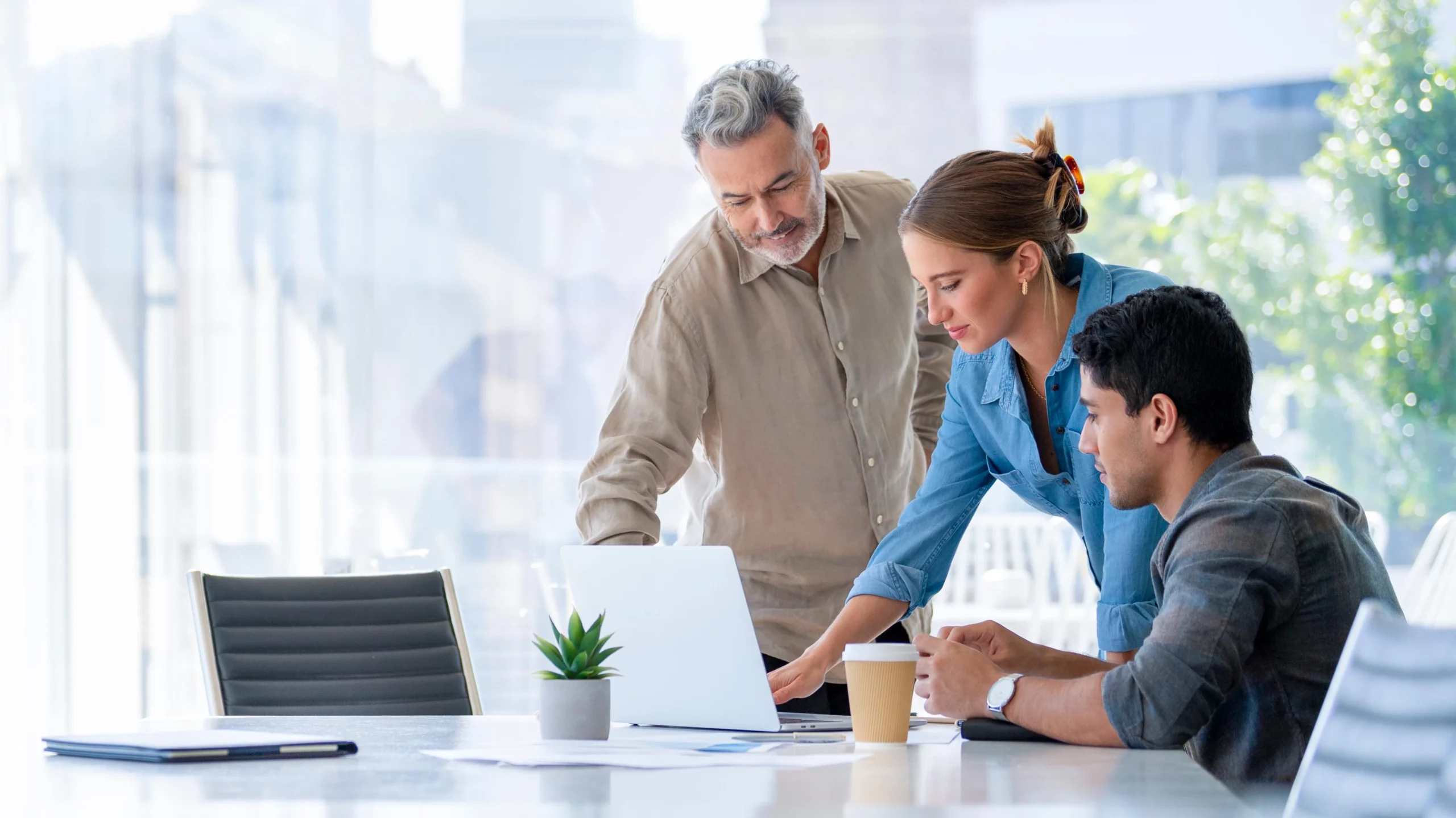 Group of business people working